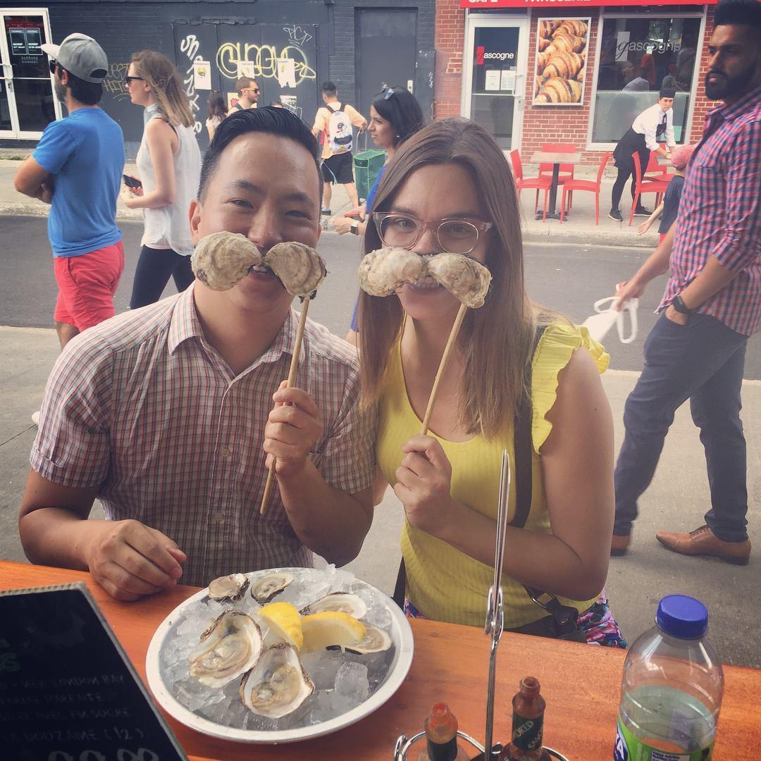 Oysters at Jean-Talon market Montreal (June 2017)