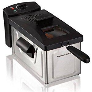 Hamilton Beach 35325 Professional Deep Fryer, 8-cup oil capacity (Black)