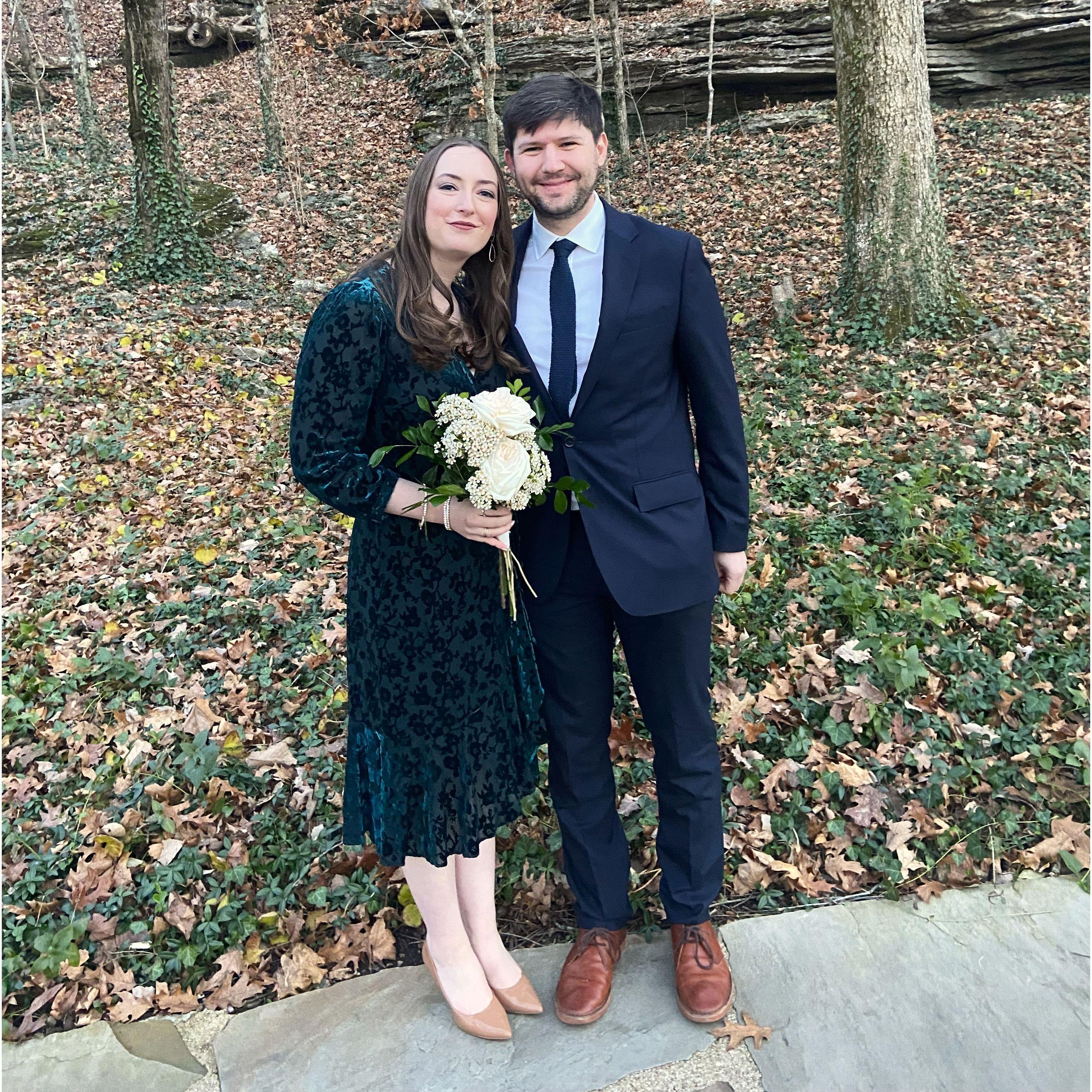 Melissa & Nathan's wedding in Eureka Springs, Arkansas