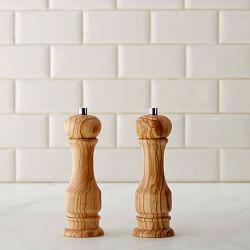 Set of Olive wood Salt and Pepper Grinders