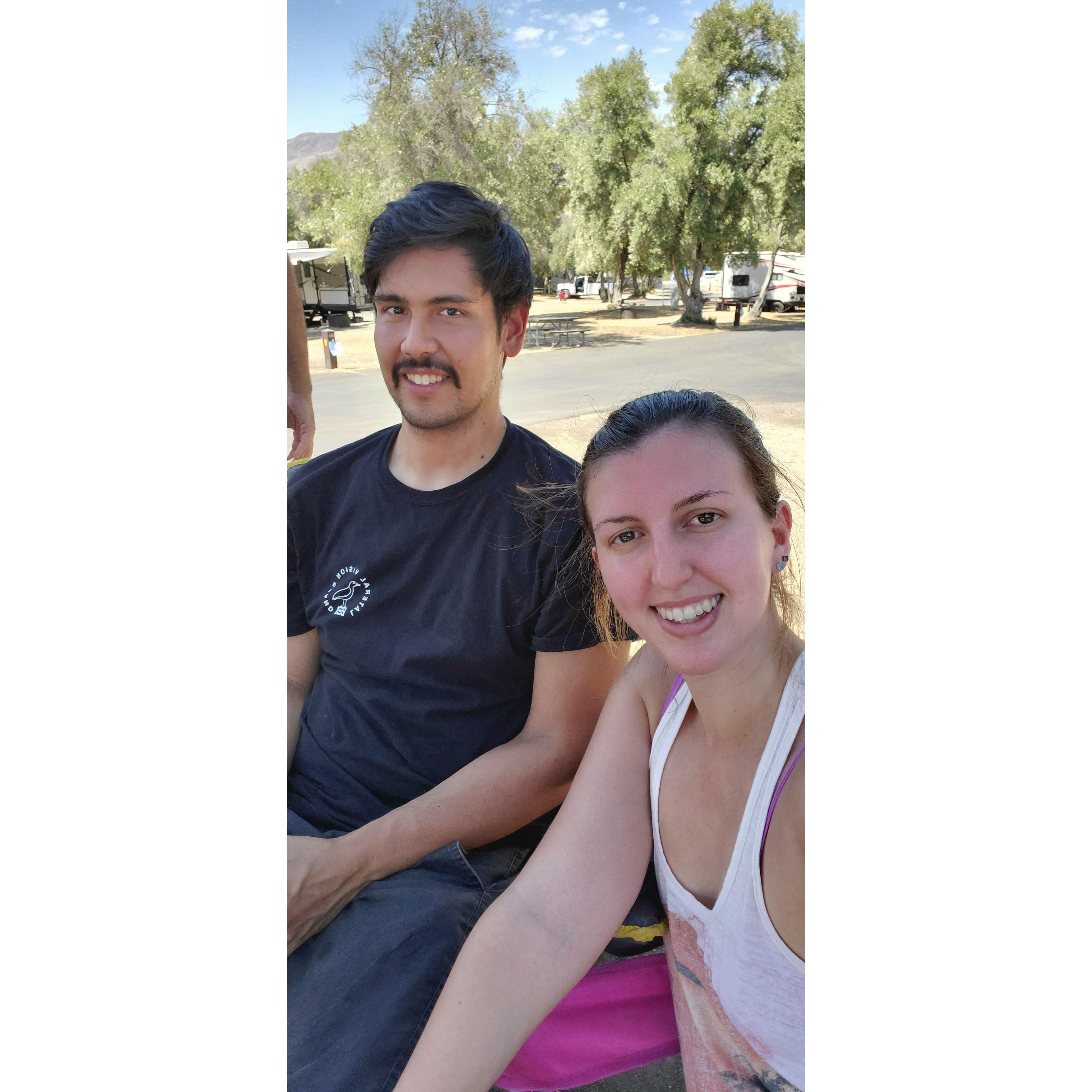 That time we thought it was a good idea to go camping when it was 120 degrees outside...