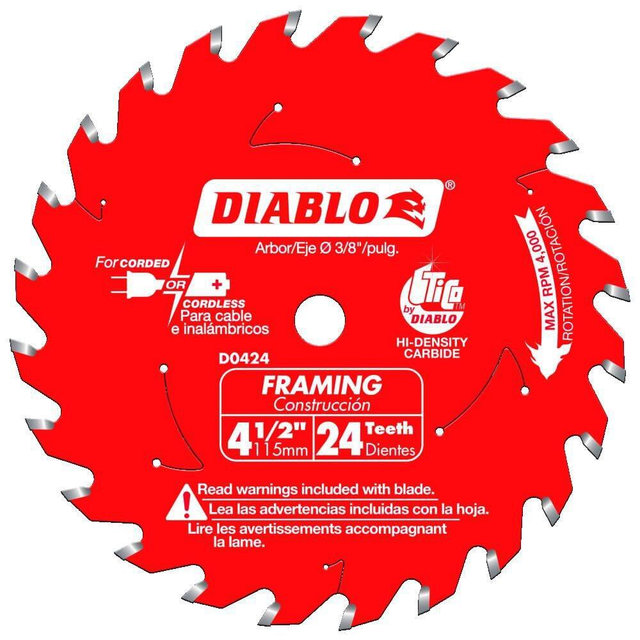 Diablo FRAM Saw BLD 24T 4-1/2"