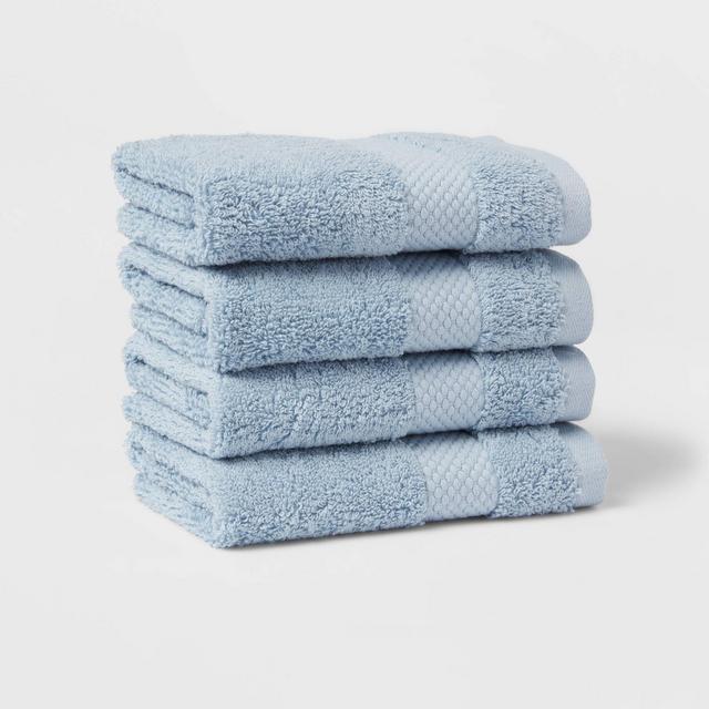 Performance Plus Washcloths Light Blue - Threshold™
