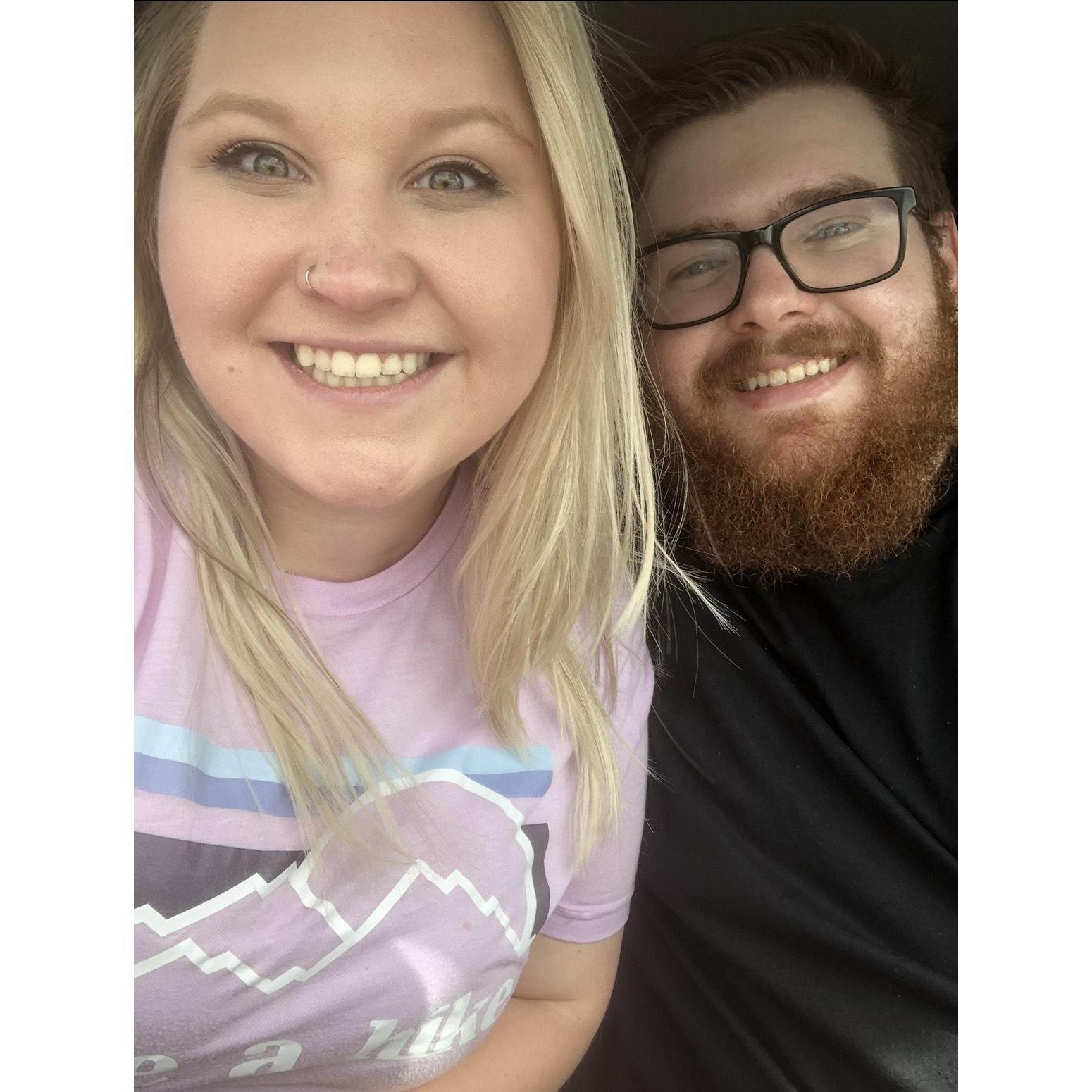 This from our first weekend away together.