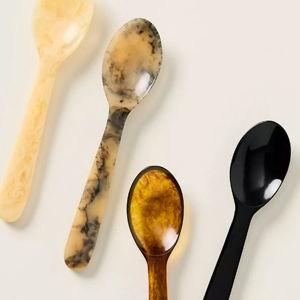 Mignon Resin Teaspoons, Set of 4