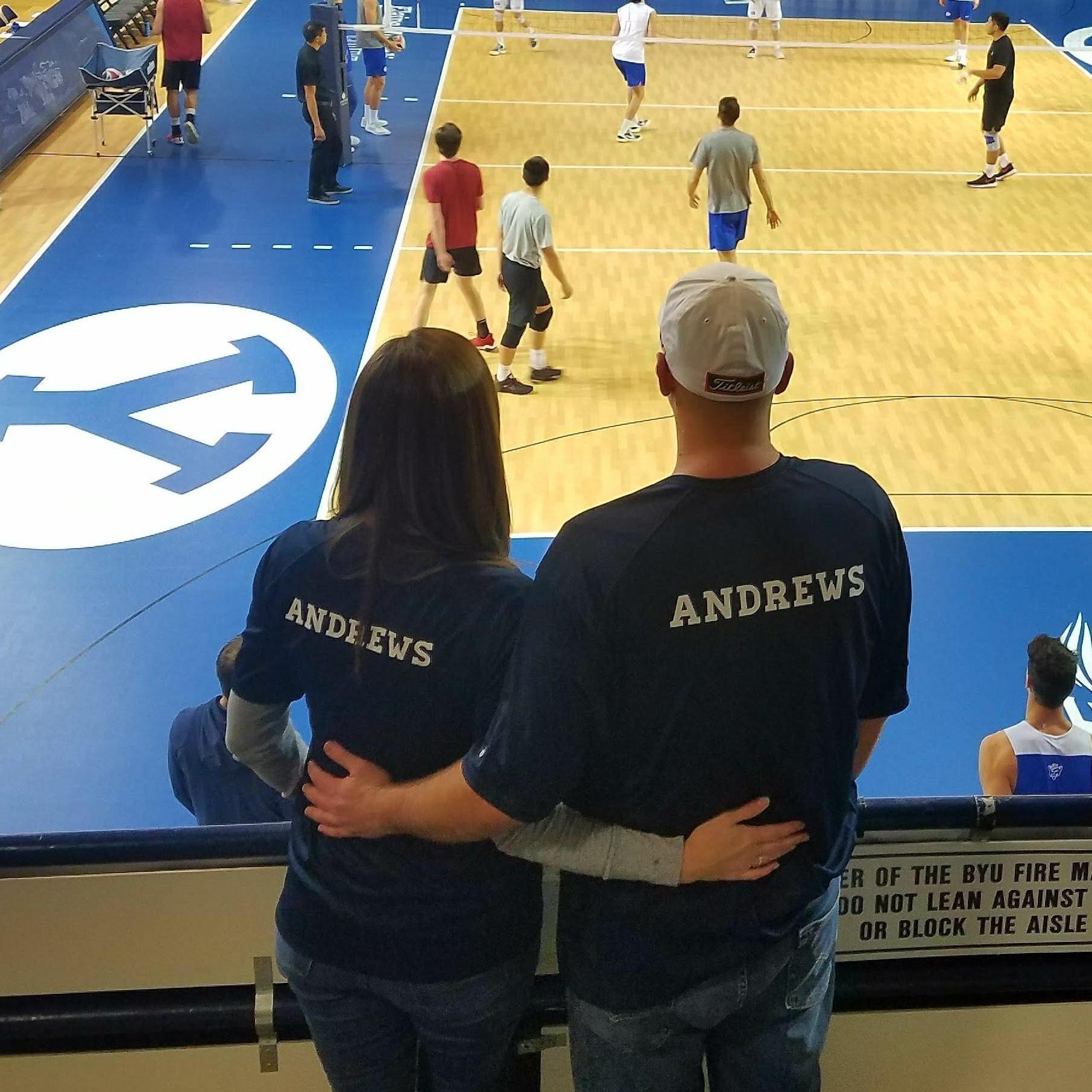 Matching shirts for our "team"