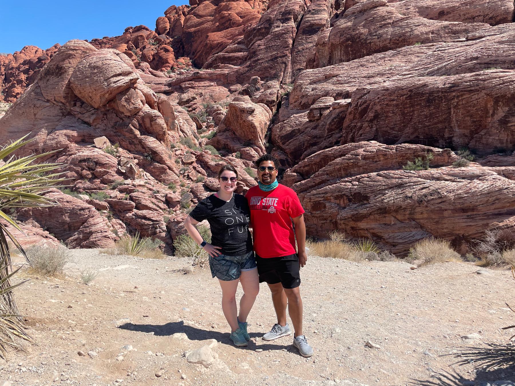 Red Rock Canyon, NV. Our first vacation together!