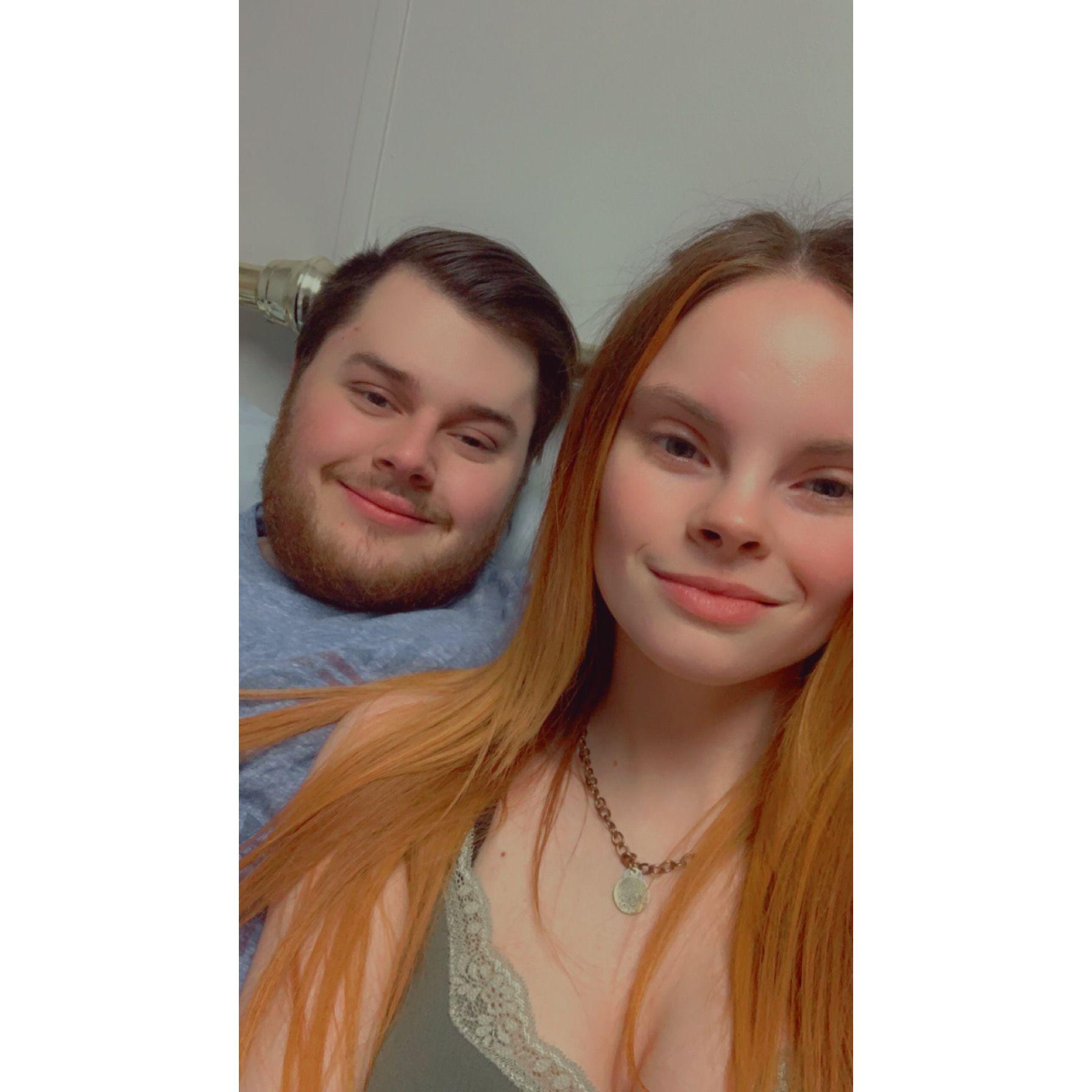 Nolan endures Devyn's ever-changing hair colors.