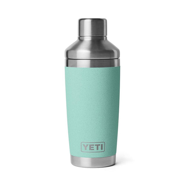 YETI Rambler 20 oz Cocktail Shaker, Stainless Steel, Vacuum Insulated, Sea Stone