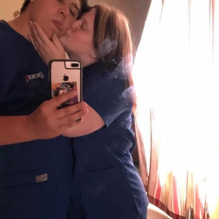 First day of college for us!