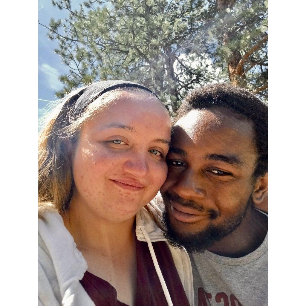 The picture we captured the day before we started long distance!