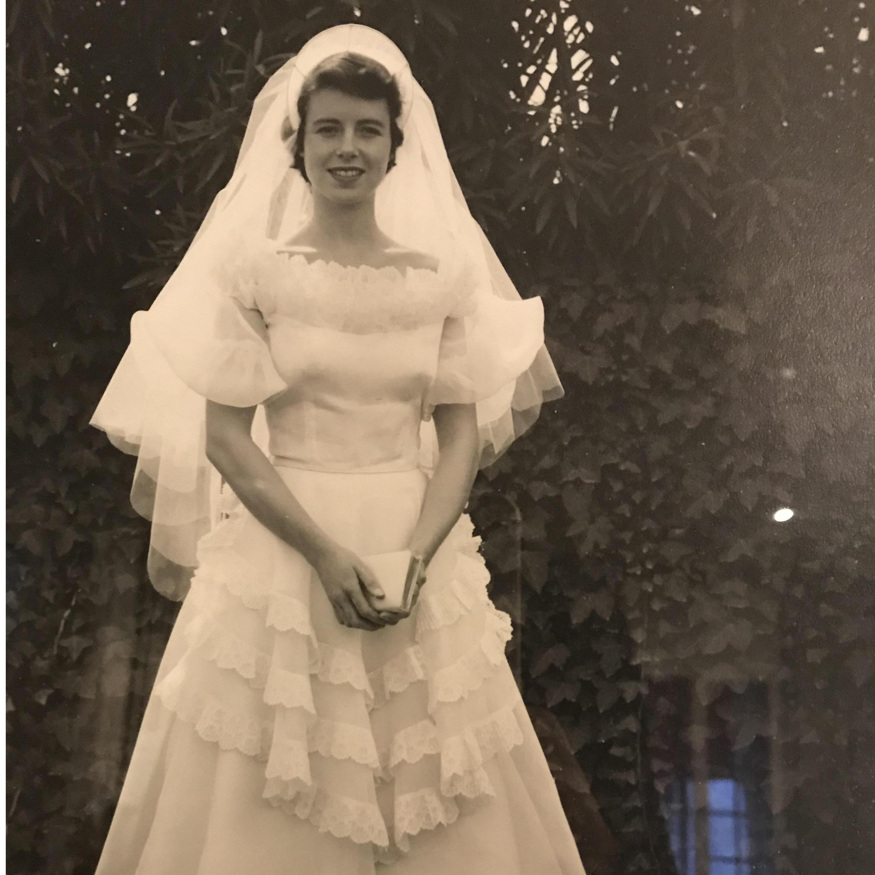 Virginia Lent Stever, "Gigi", Tati's grandmother, on her wedding day.