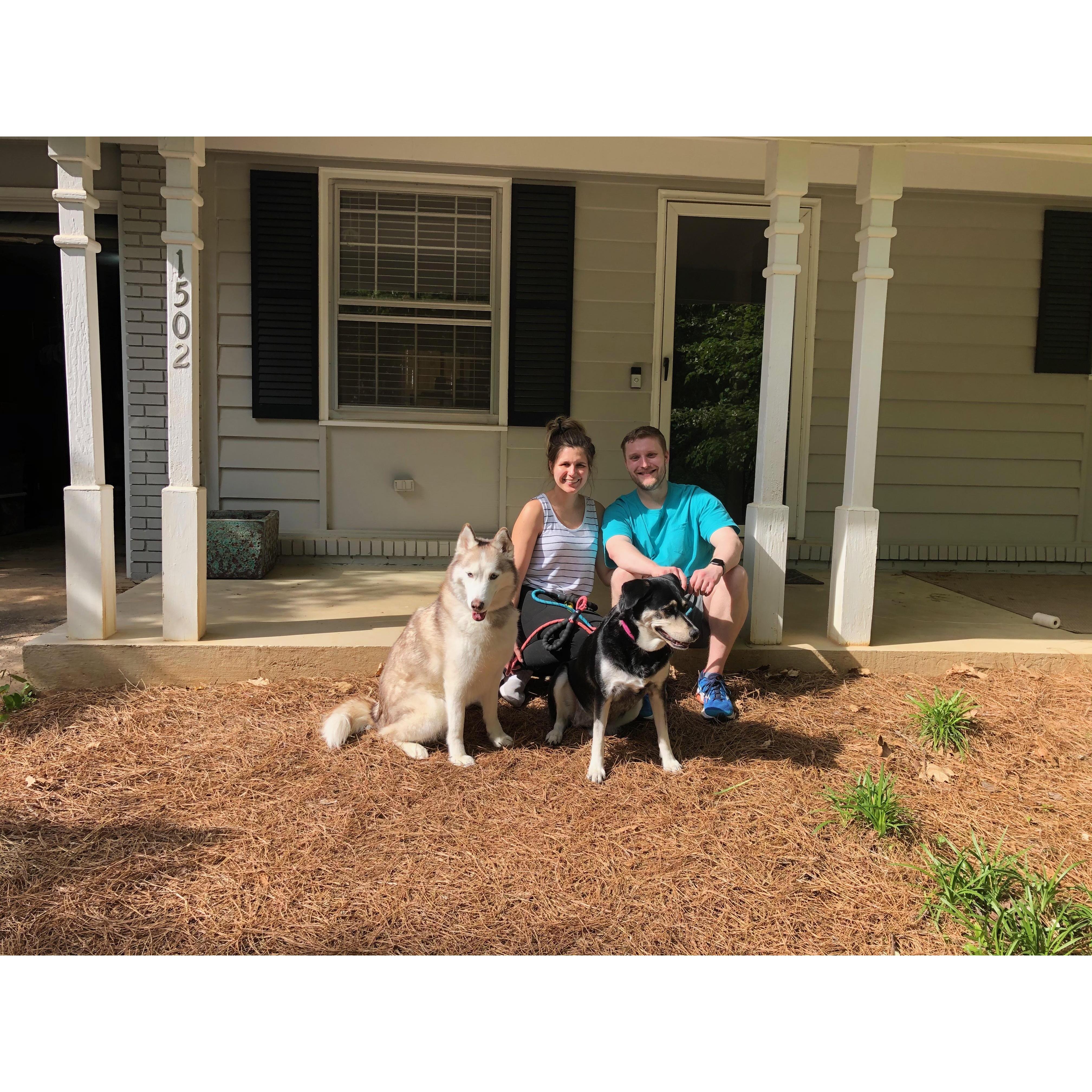 We bought our first house