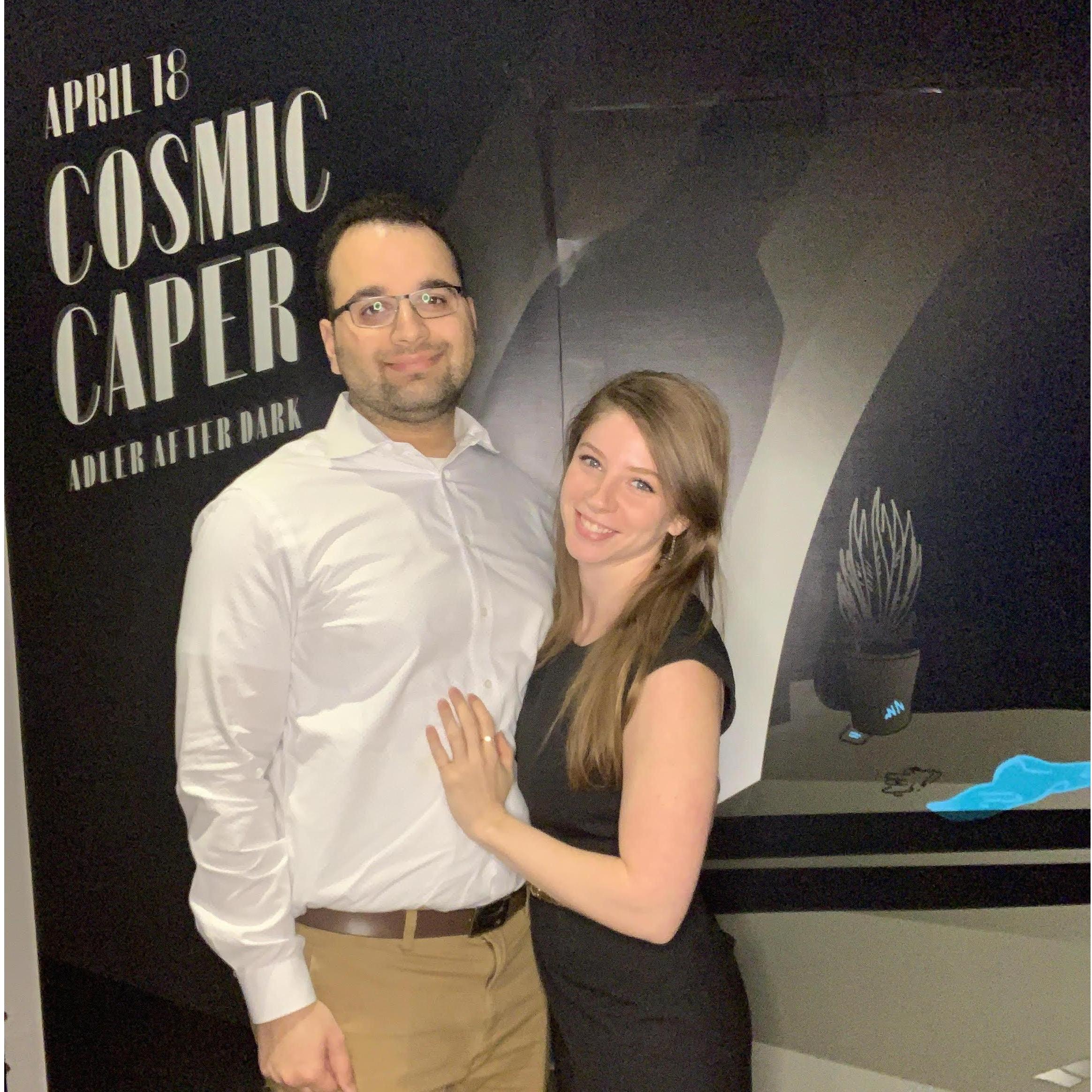 Date Night at Adler Planetarium, Chicago 2019