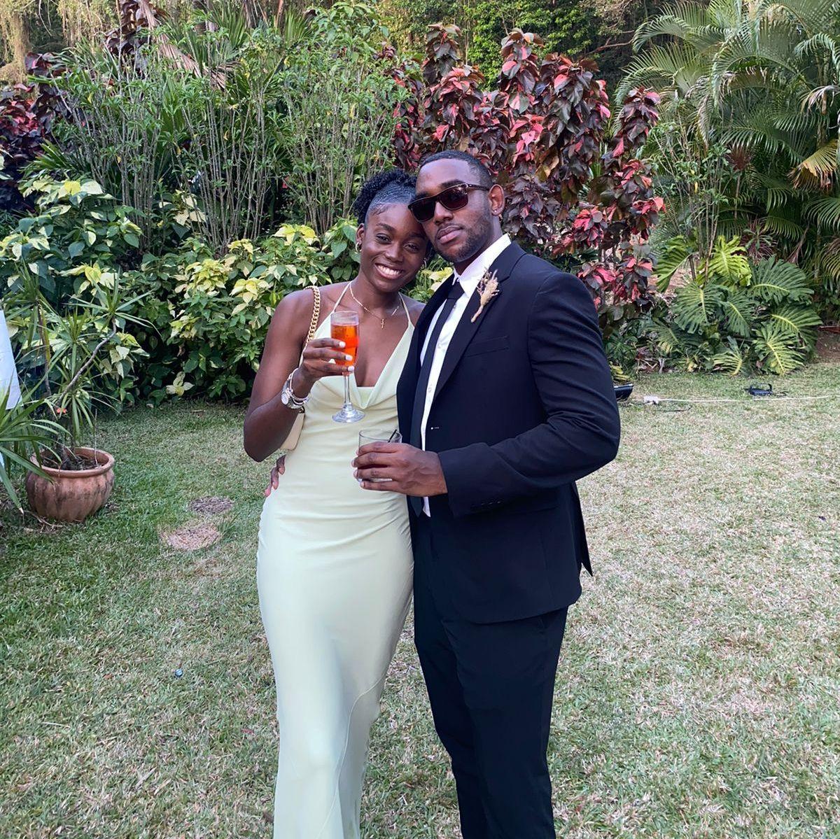 Celebrating our close friend's wedding