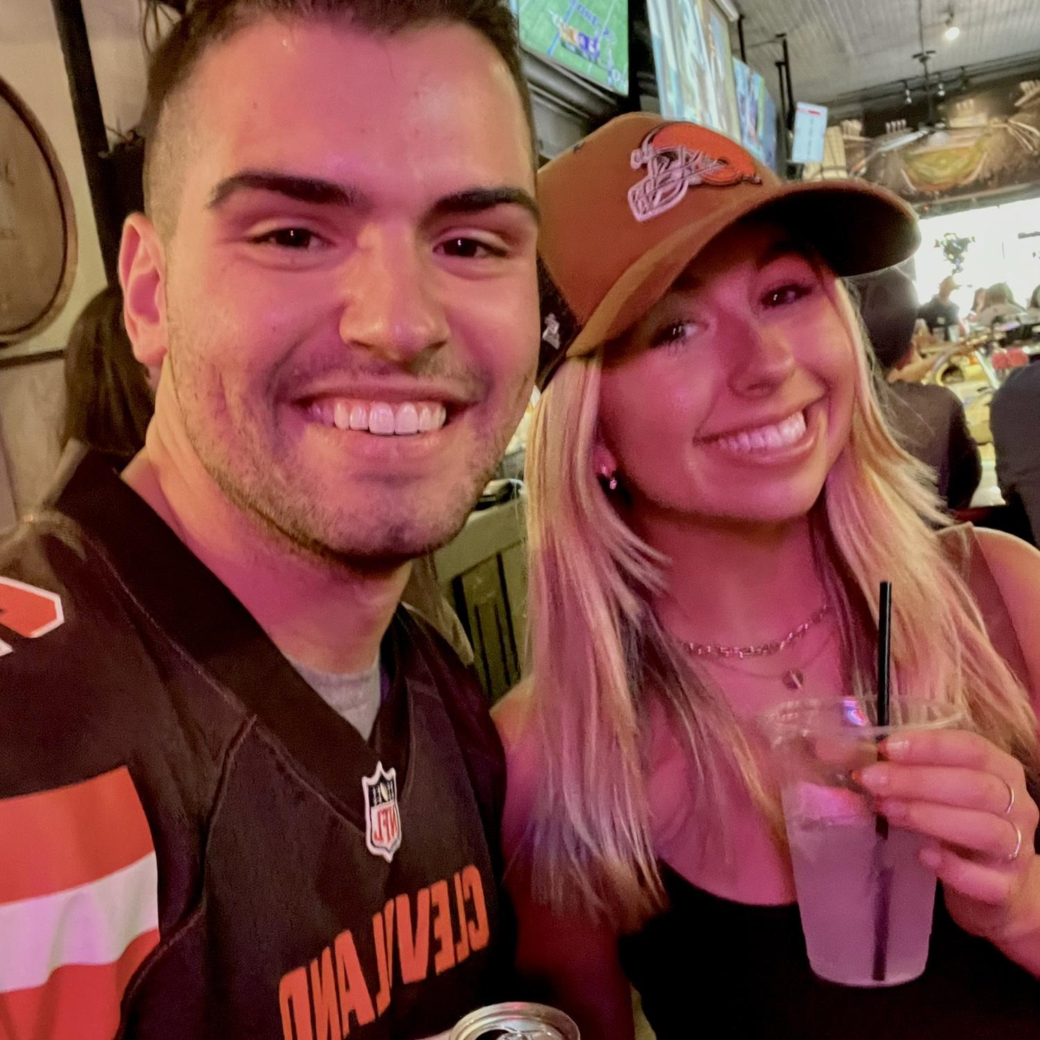 We loved to watch Brown's games together on Sunday's when Luciano lived in Cleveland.