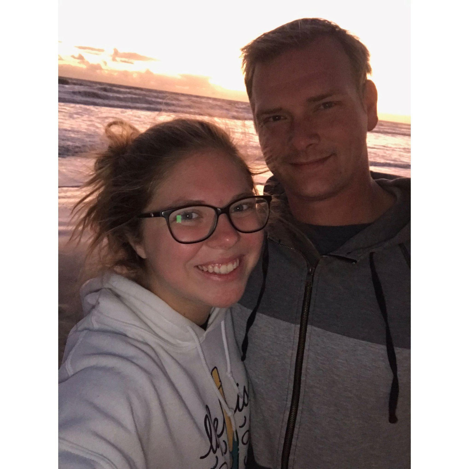 Coast to coast sunrise-sunset day, January 2019