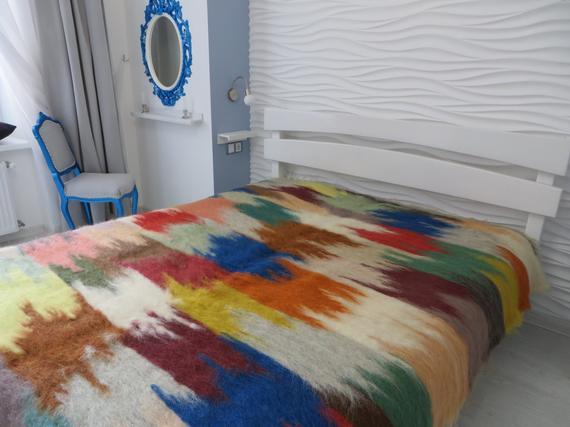 Wool bed spread
