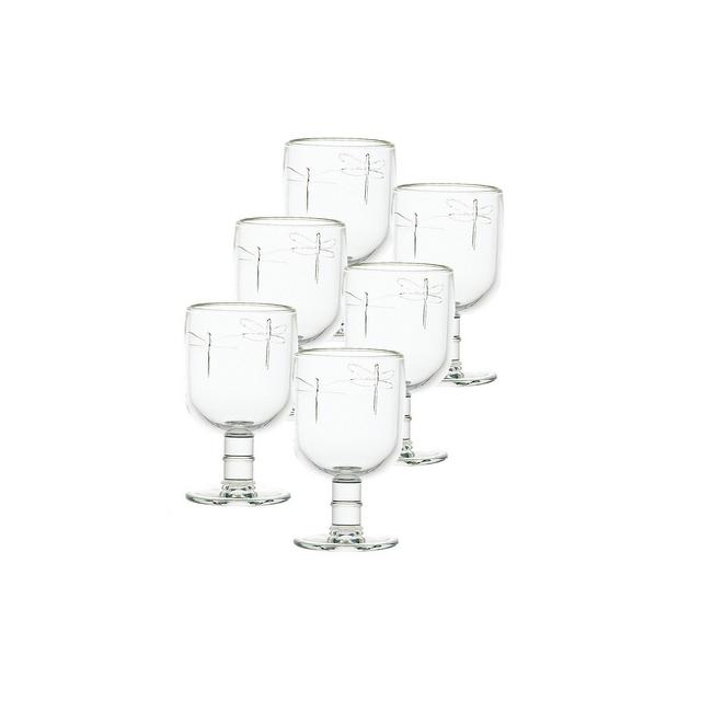 La Rochere Dragonfly 10-ounce Stemmed Water Glass, Set of 6