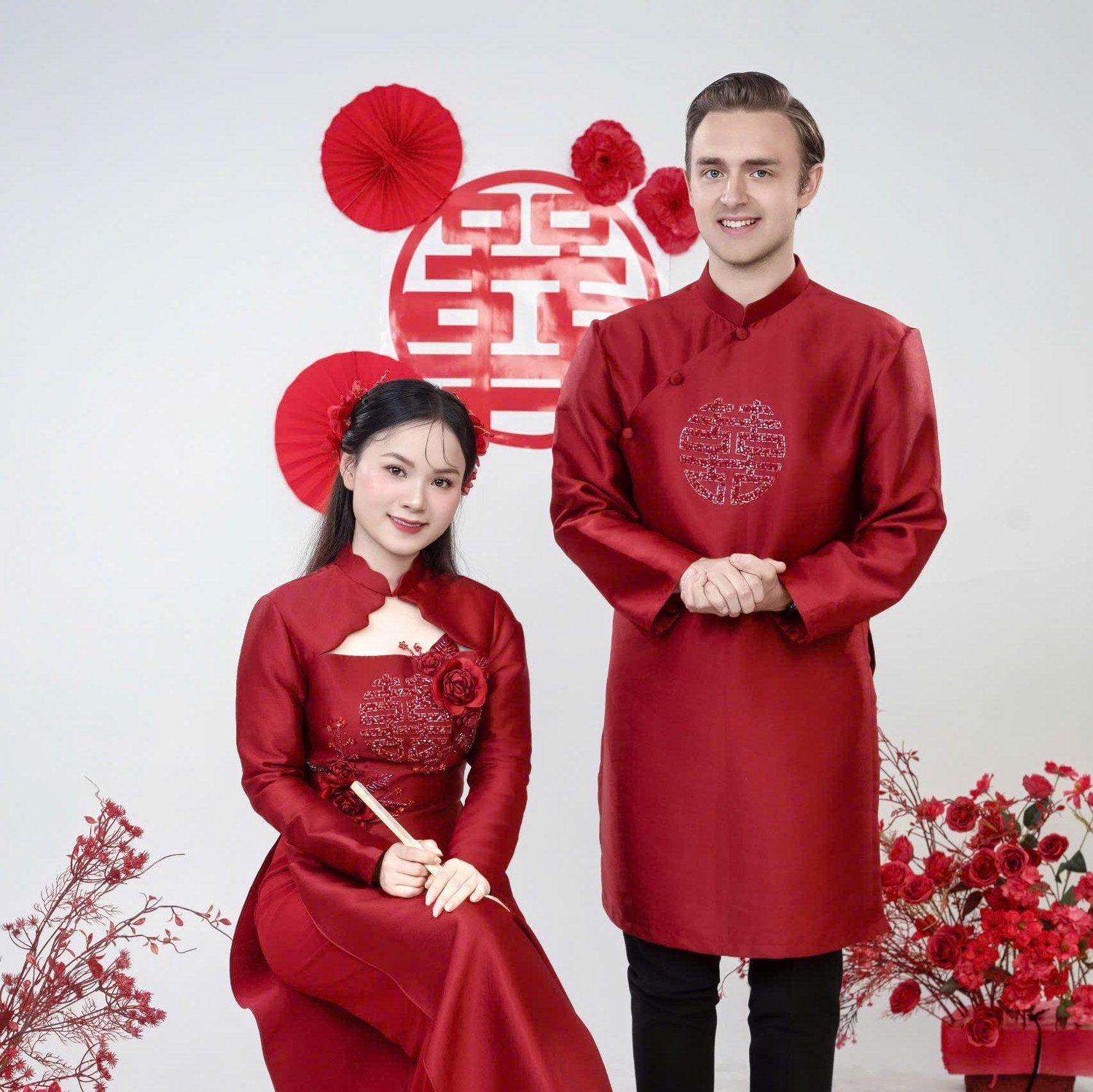 Engagement photos in Haiphong April 2025