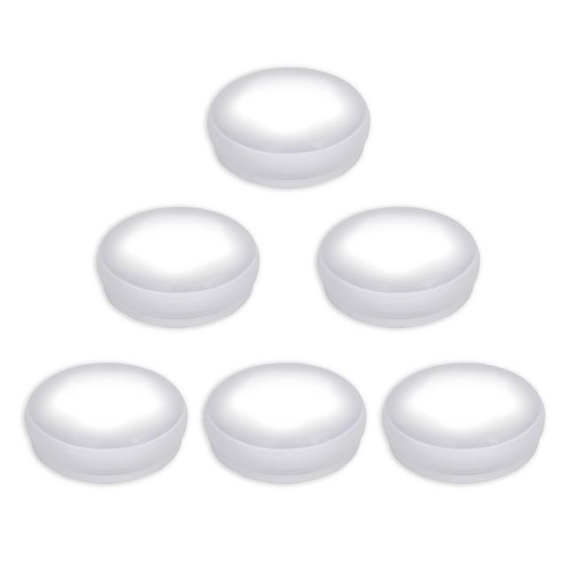 Great Value 6-Pack Battery Operated Touch Activated 50 Lumen LED Light, White, 4142