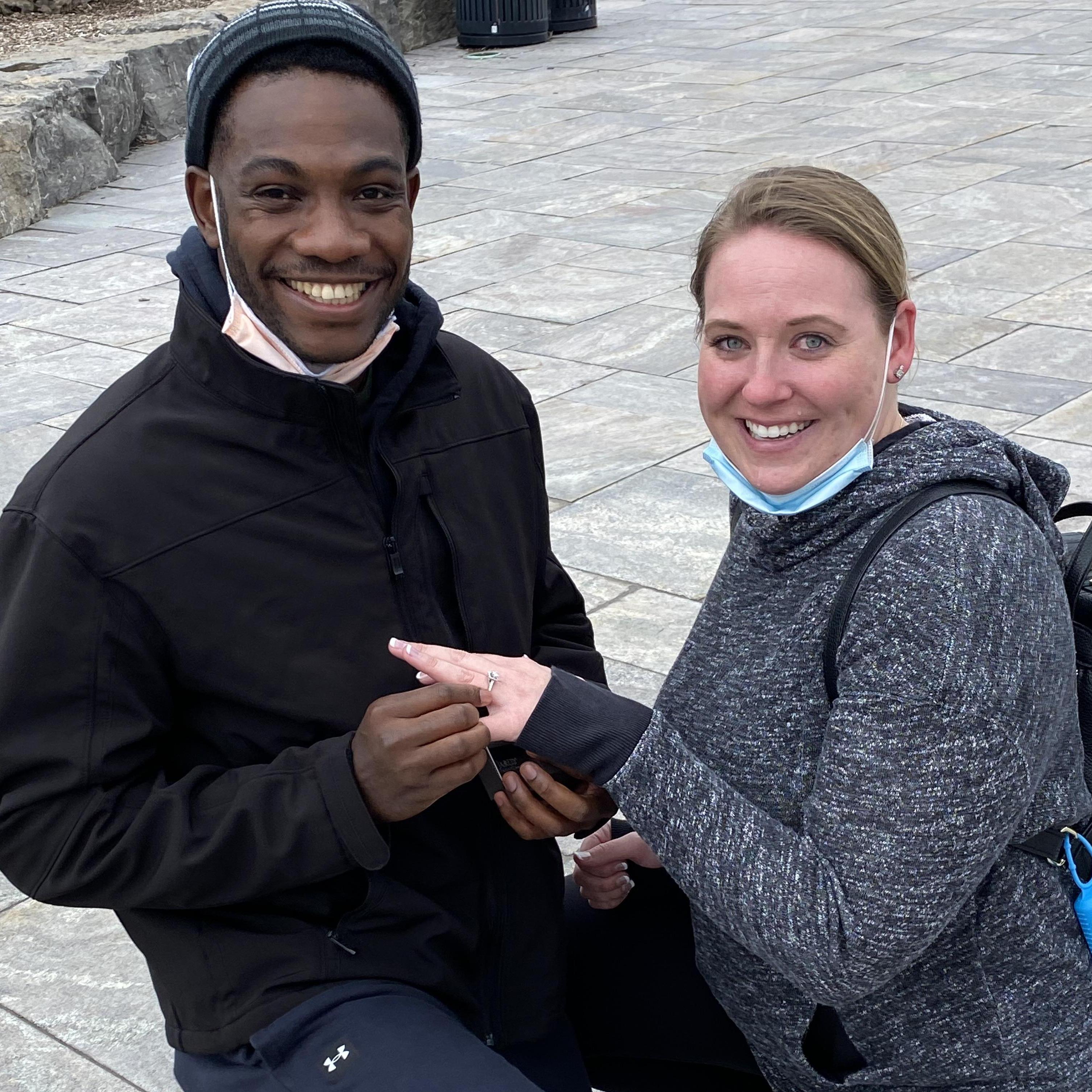 He asked and she said yes!