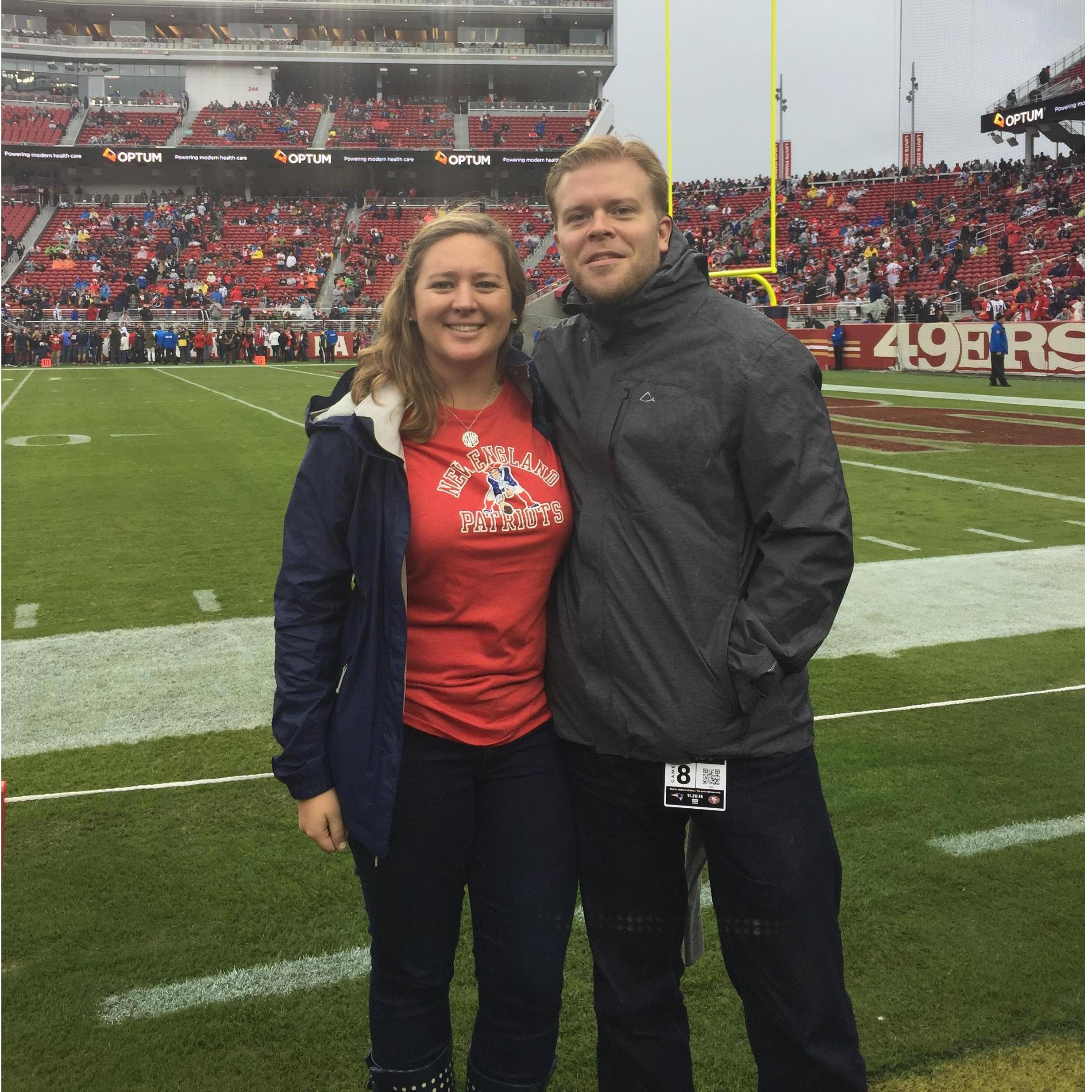 Patriots/Niners Game, 2016