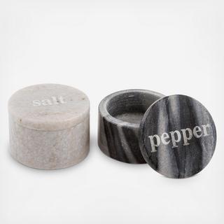 Marble Salt & Pepper Pinch Boxes