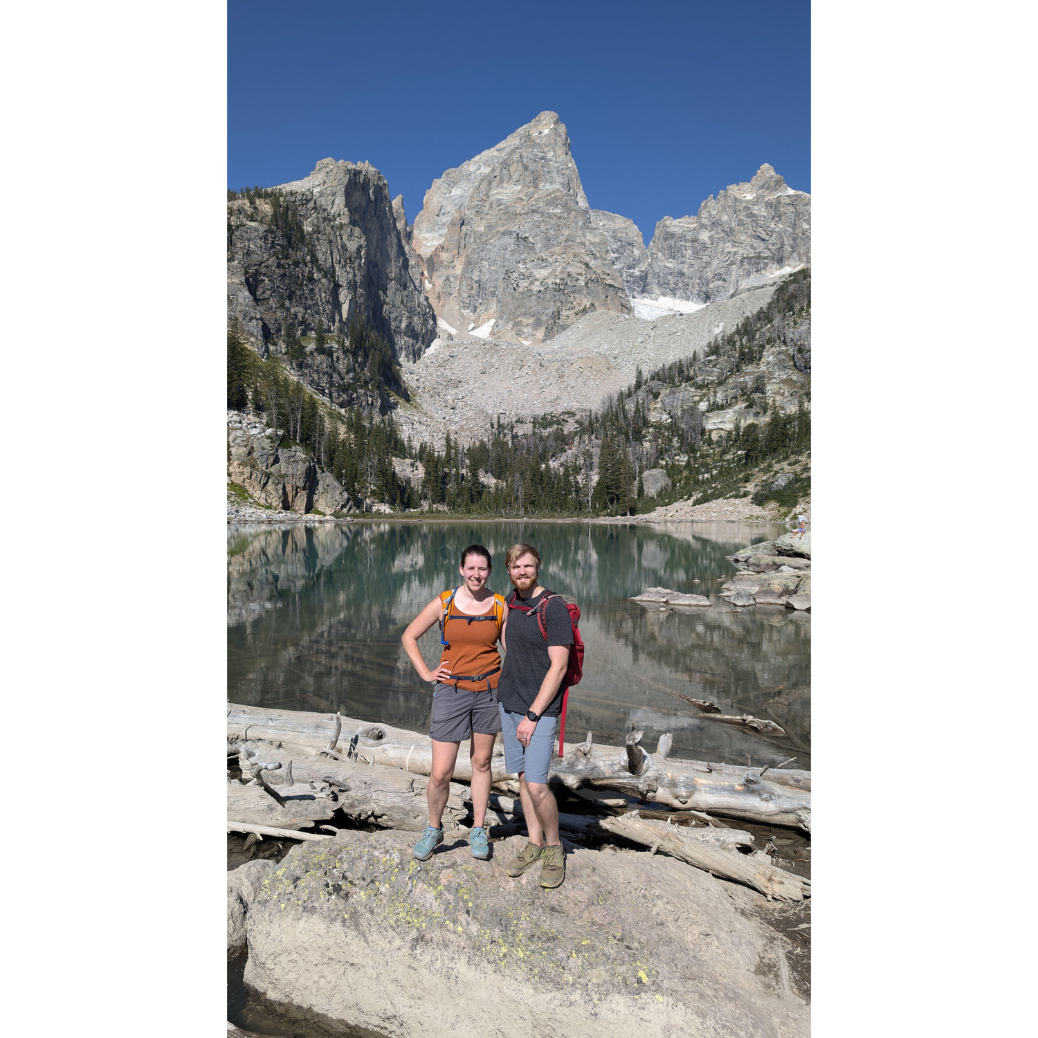 Delta Lake in the Tetons was gorgeous!