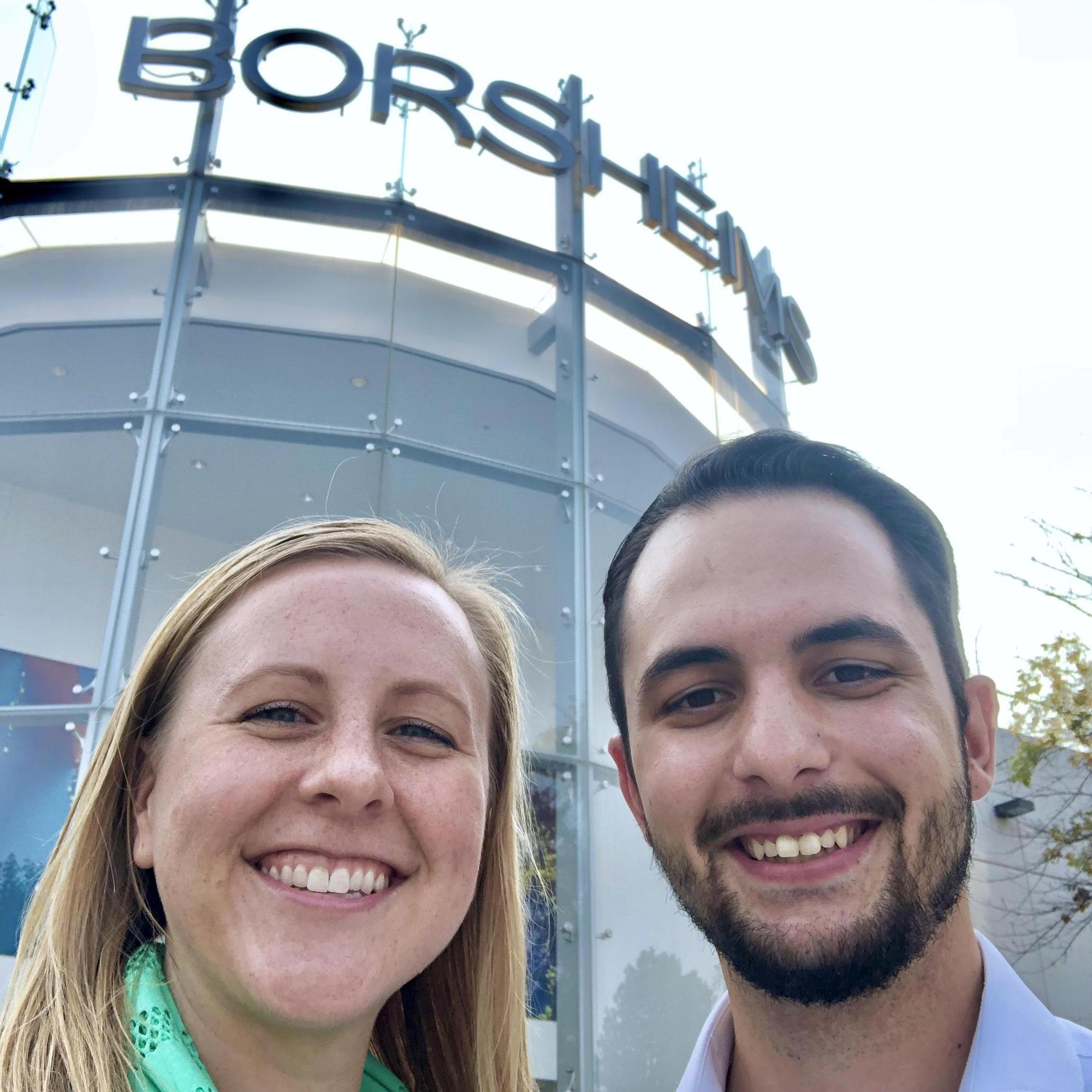 The excitement of ring shopping for the first time!