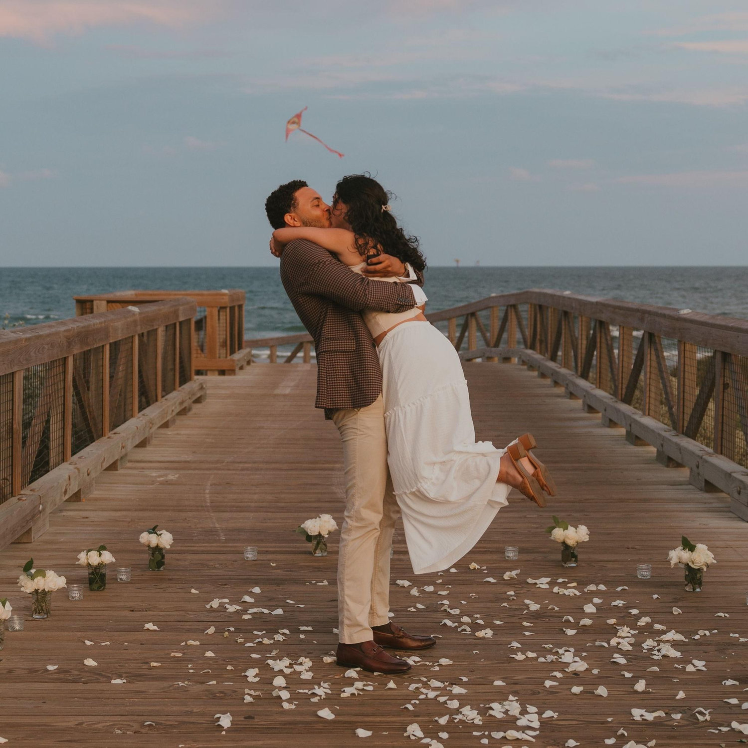 And the most special milestone of all...Tony proposed in Port Aransas, TX on 08/31/2025