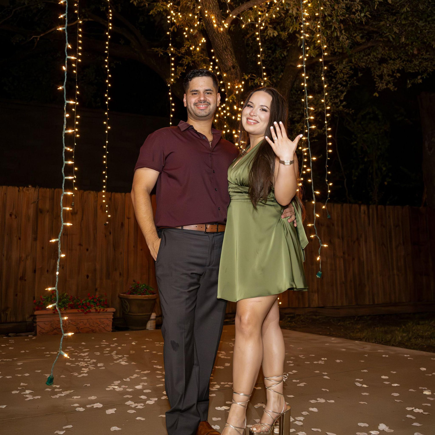 Andres proposed to Isabela on August 29, 2025.