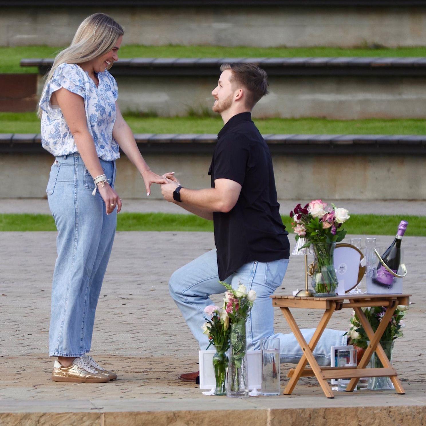She said yes!