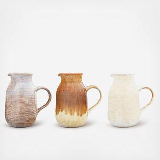 3-Piece Stoneware Pitcher Set