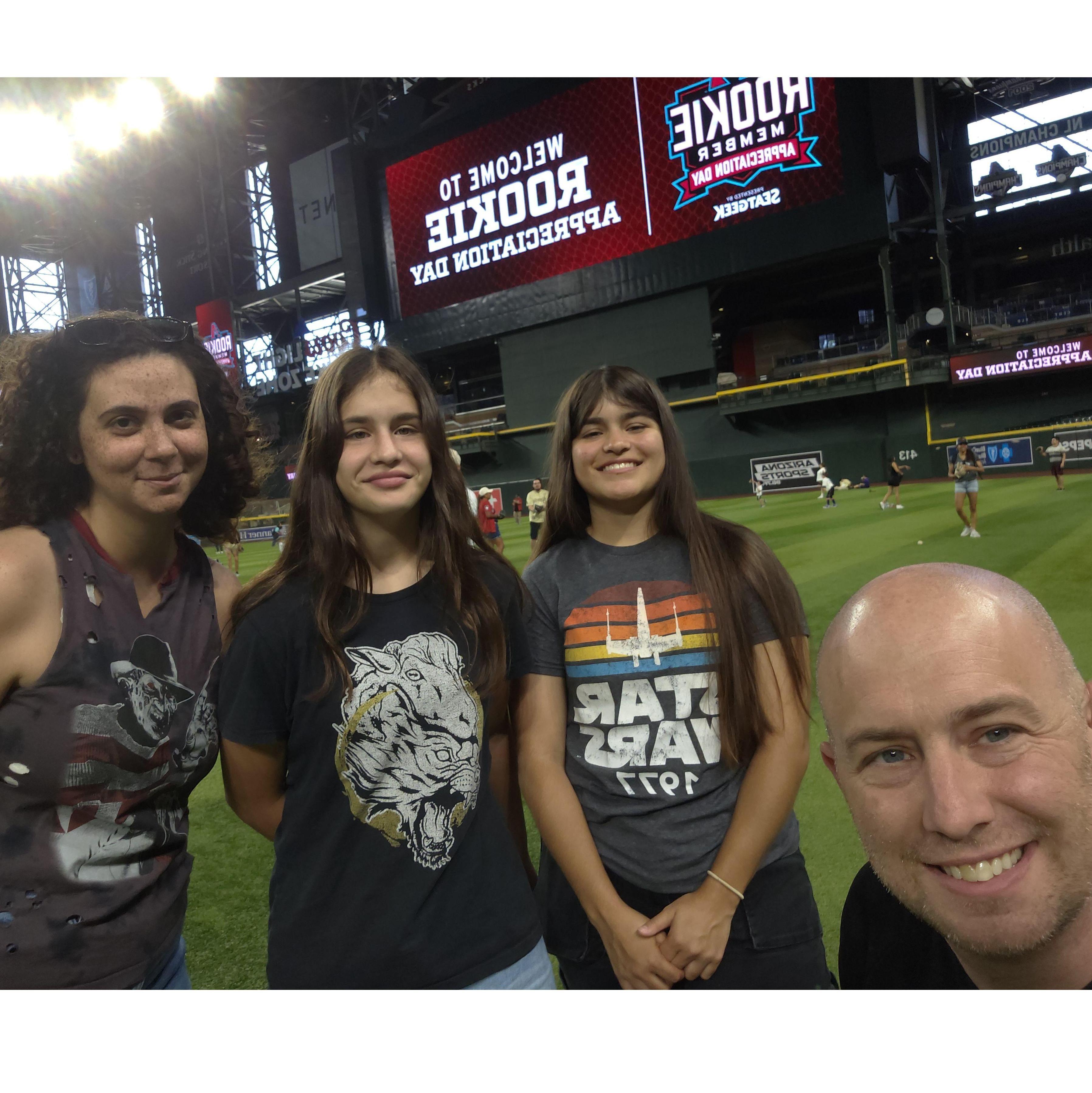Season Ticket Holders Night, Chase Field, Phoenix AZ
