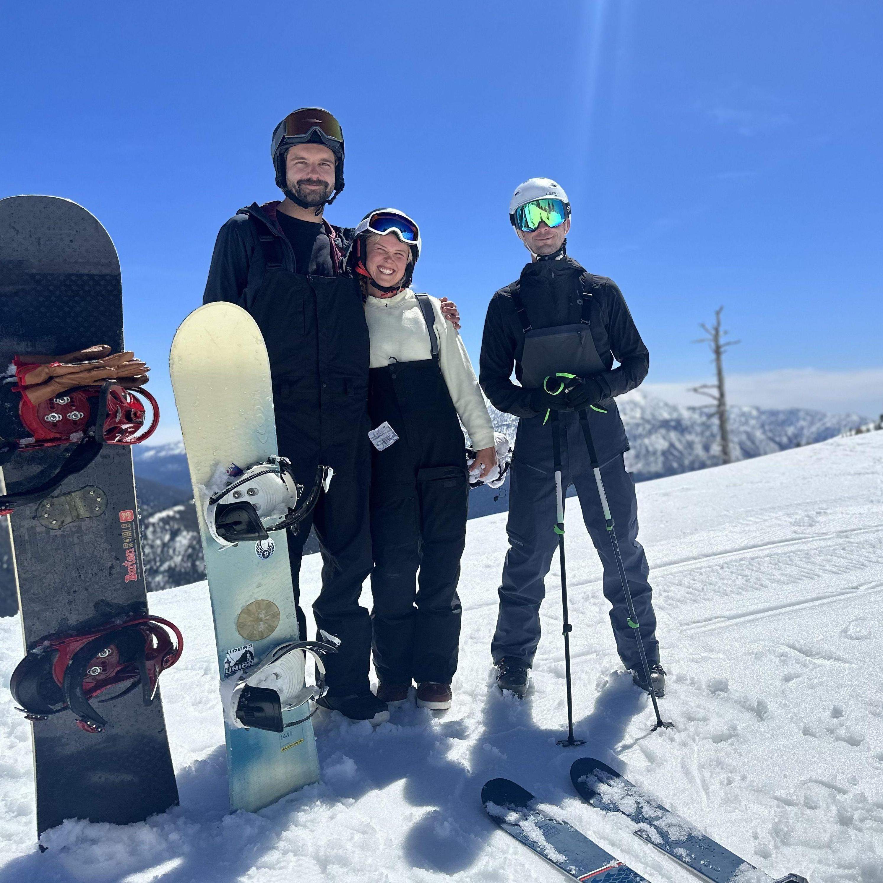 One of our first dates with our friend Eric.