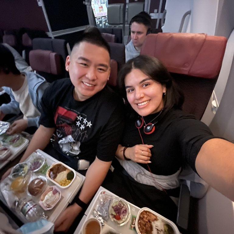 Flight to Japan