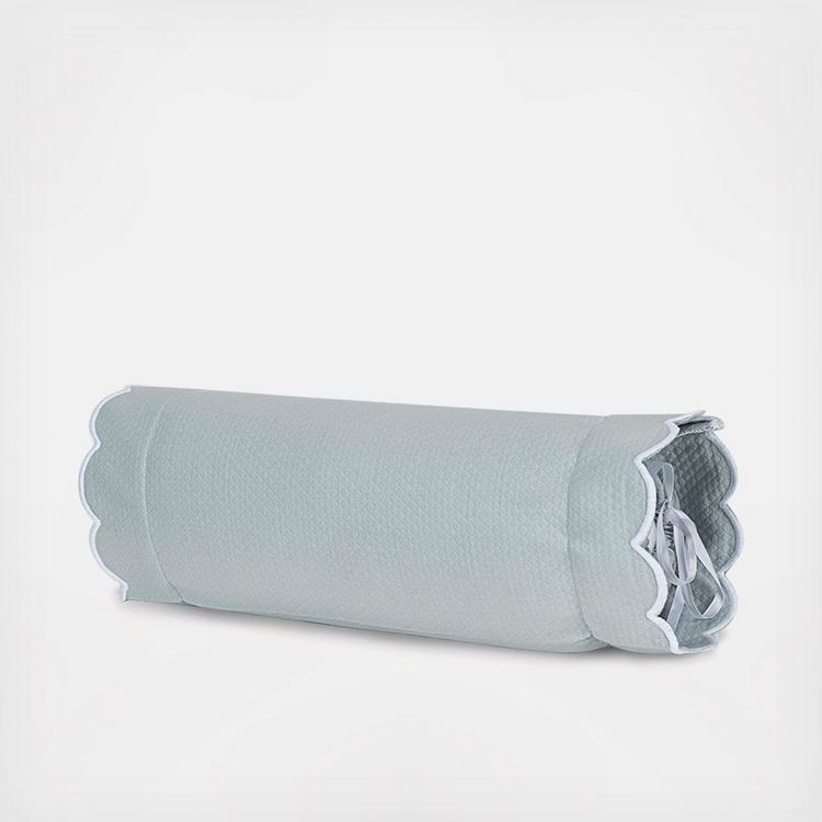 Diamond Pique Neckroll Sham