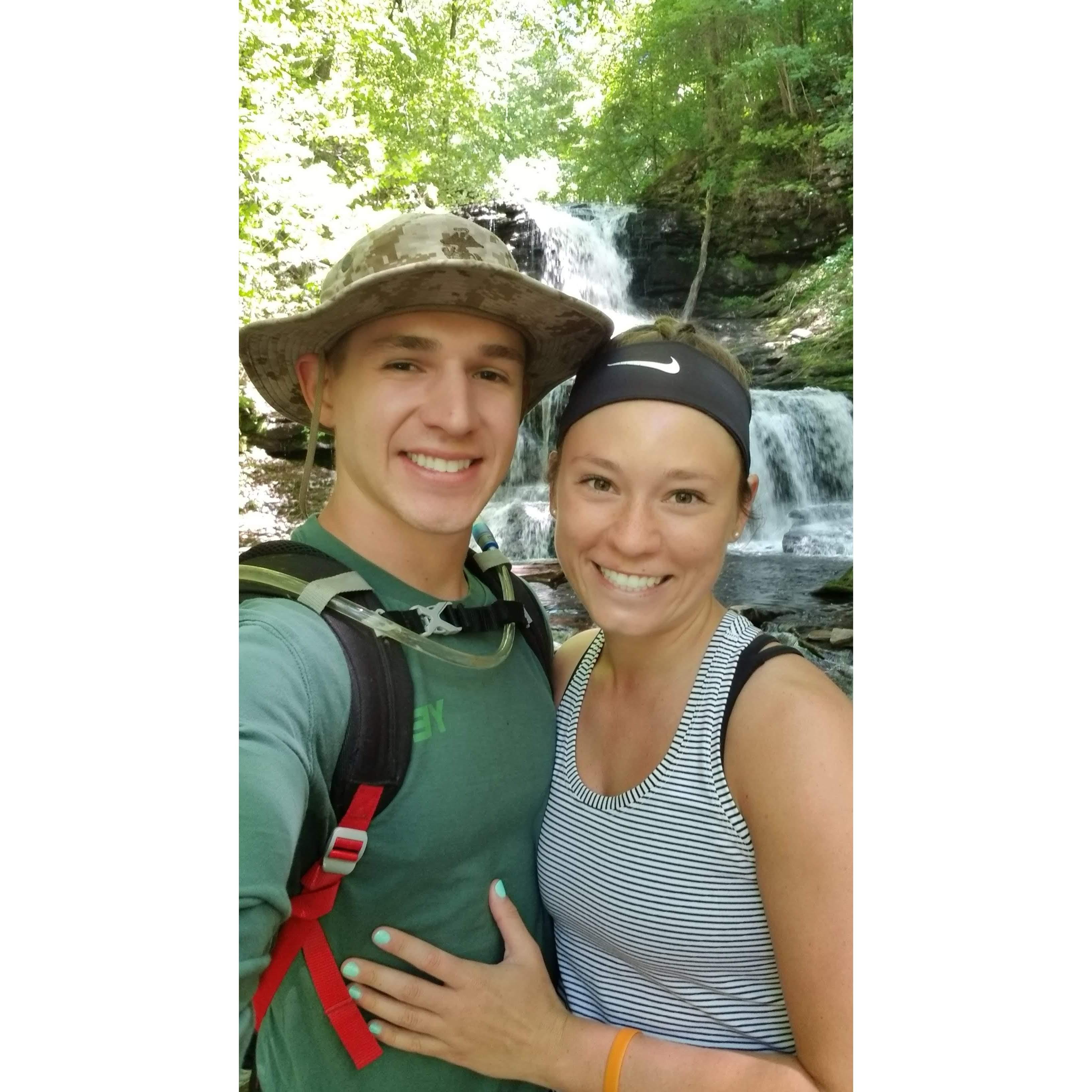Hiking at Ricketts Glen State Park