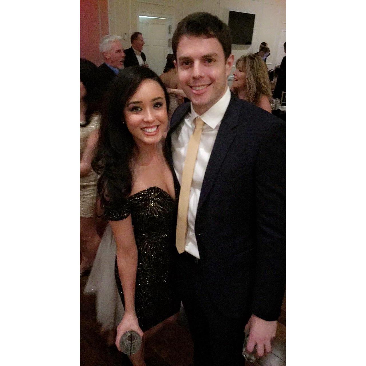 Celebrating Mitchell at a fundraiser for Children with cancer