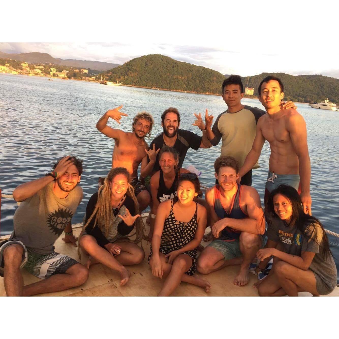 Scuba Diving group Flores, Indonesia