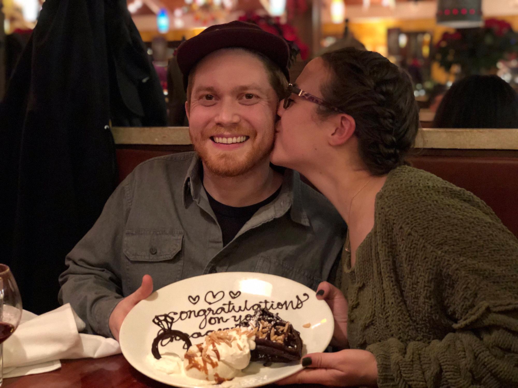 Our dear friends from Katie's days working at the Great American Restaurants, surprised us with a "sweet treat" and a sweet message with it! We are so blessed by the thoughtful people in our lives.
