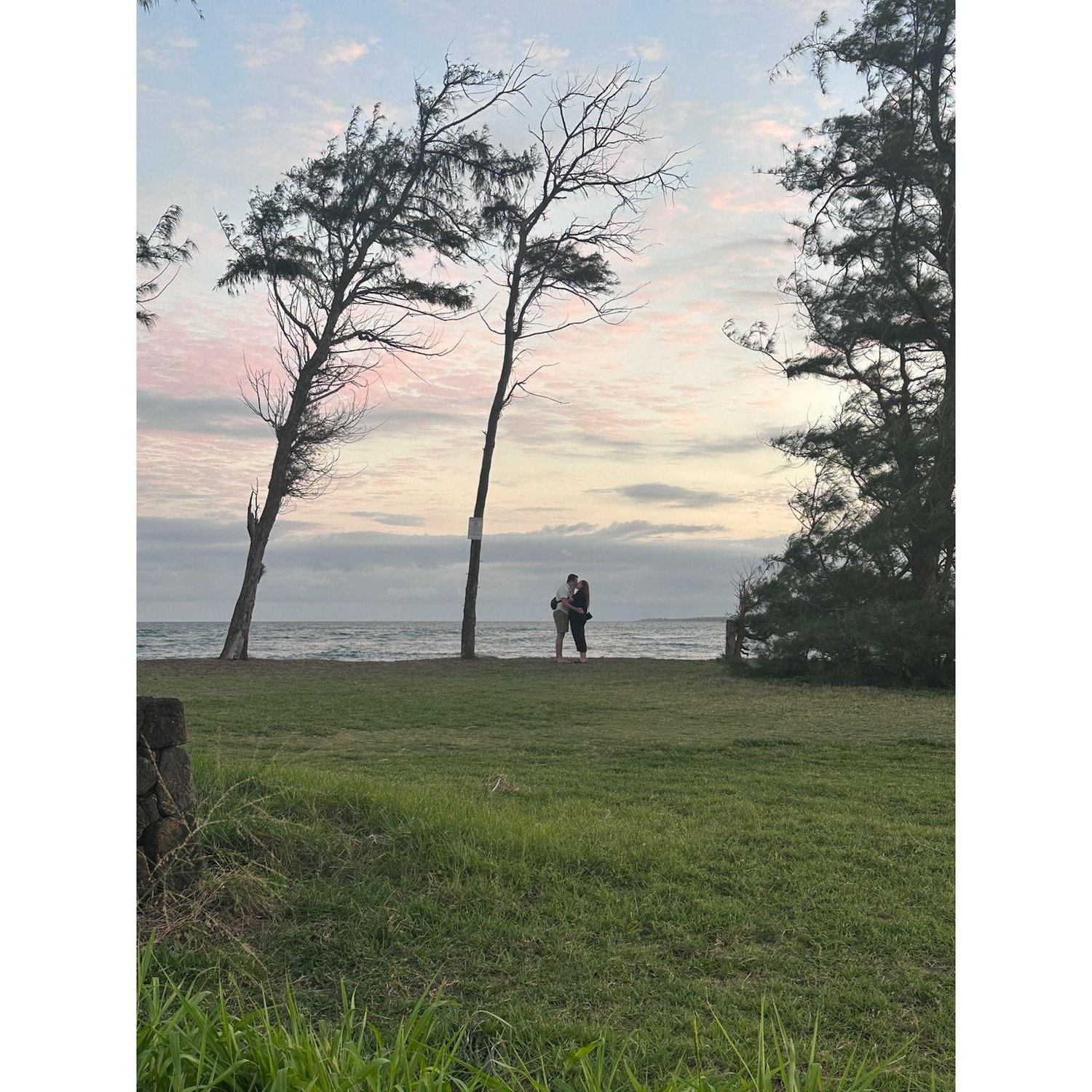 When Stuart proposed in Hawaii, a kind stranger witnessed the moment and was generous enough to snap a photo of this special moment and sent it us as a keepsake. A moment we will remember forever!