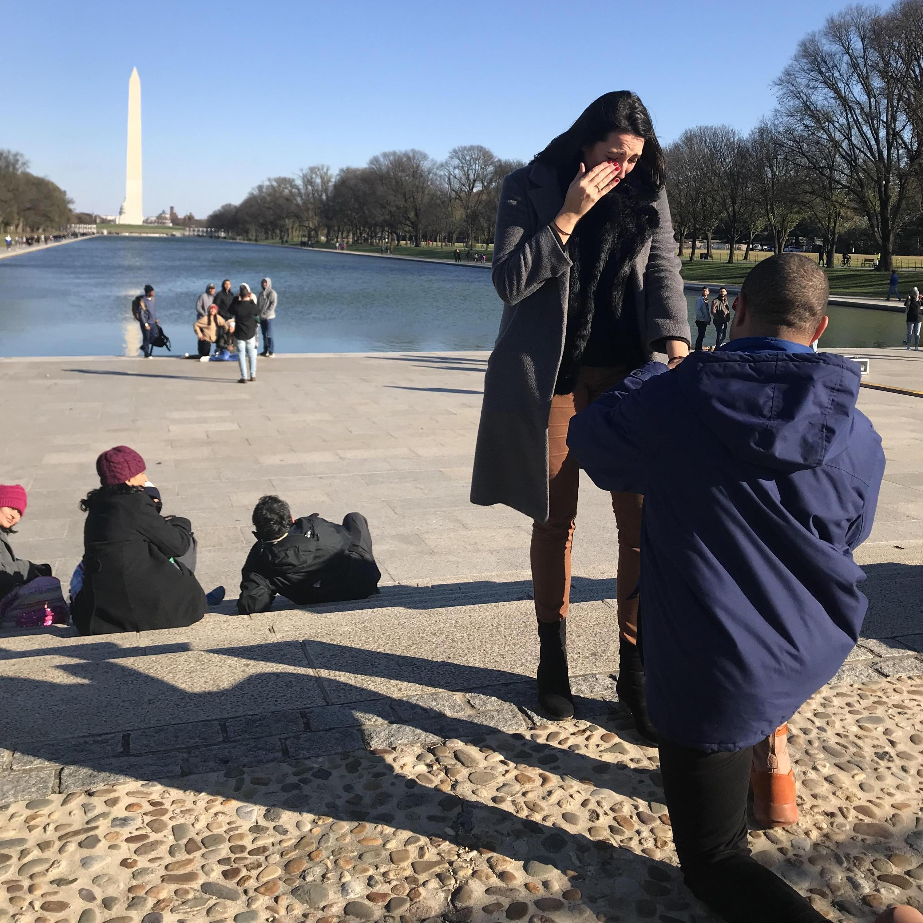 She said YES!