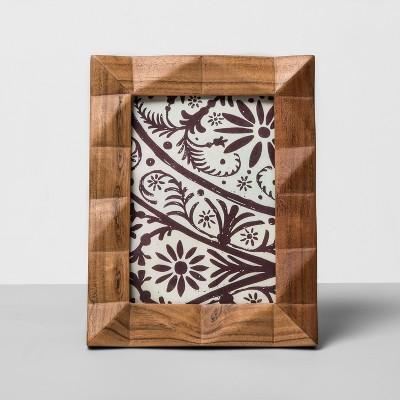 Faceted Wood Frame 5"x7" - Opalhouse™