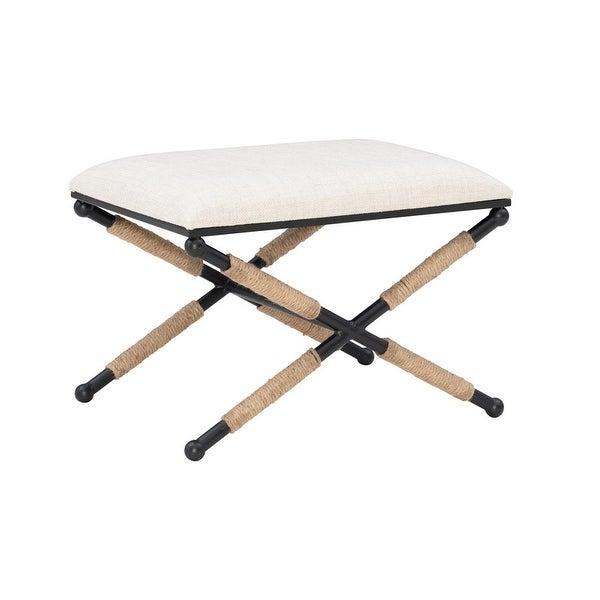 Ella Campaign Accent Stool