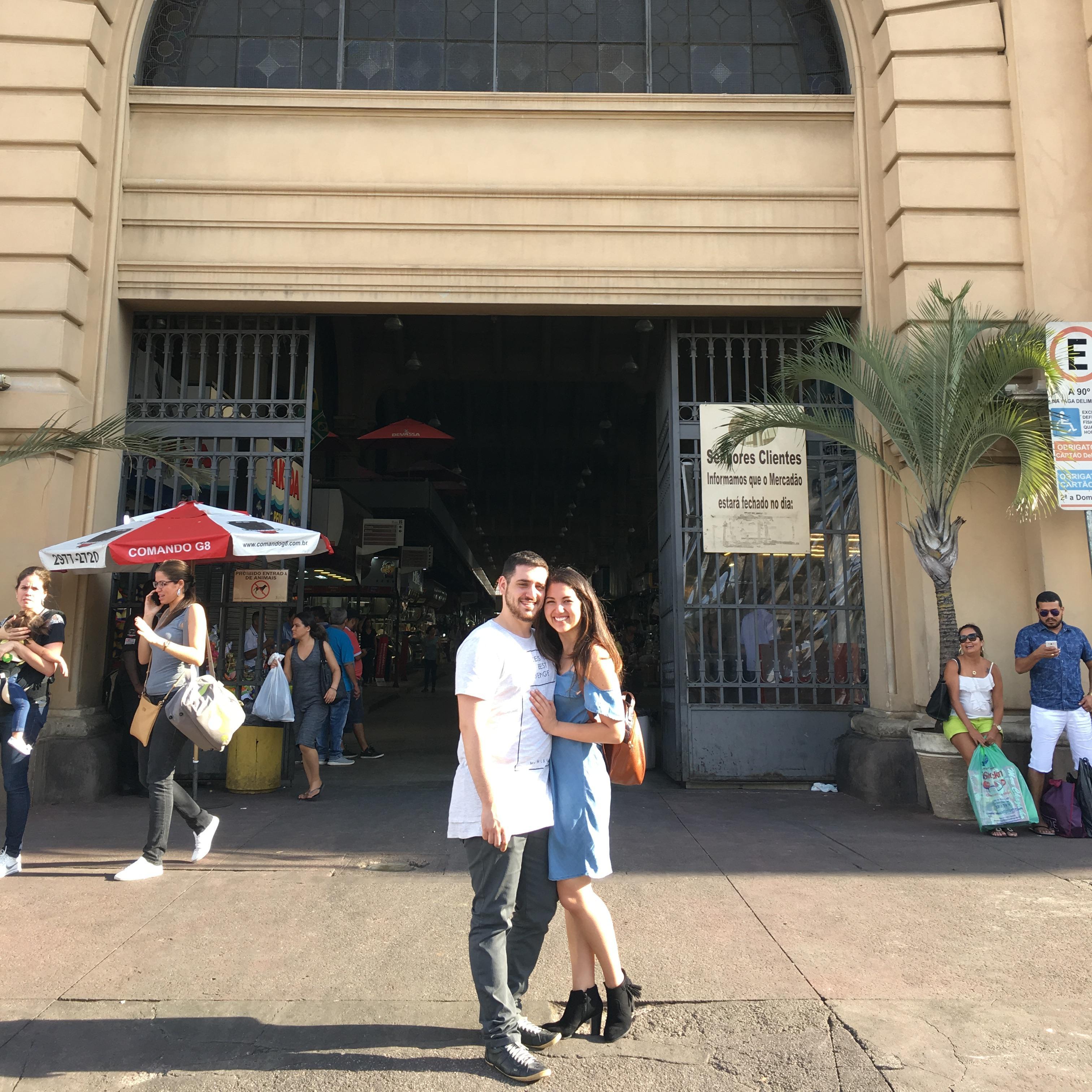 Exploring a marketplace in São Paulo, Brazil! April 2017.