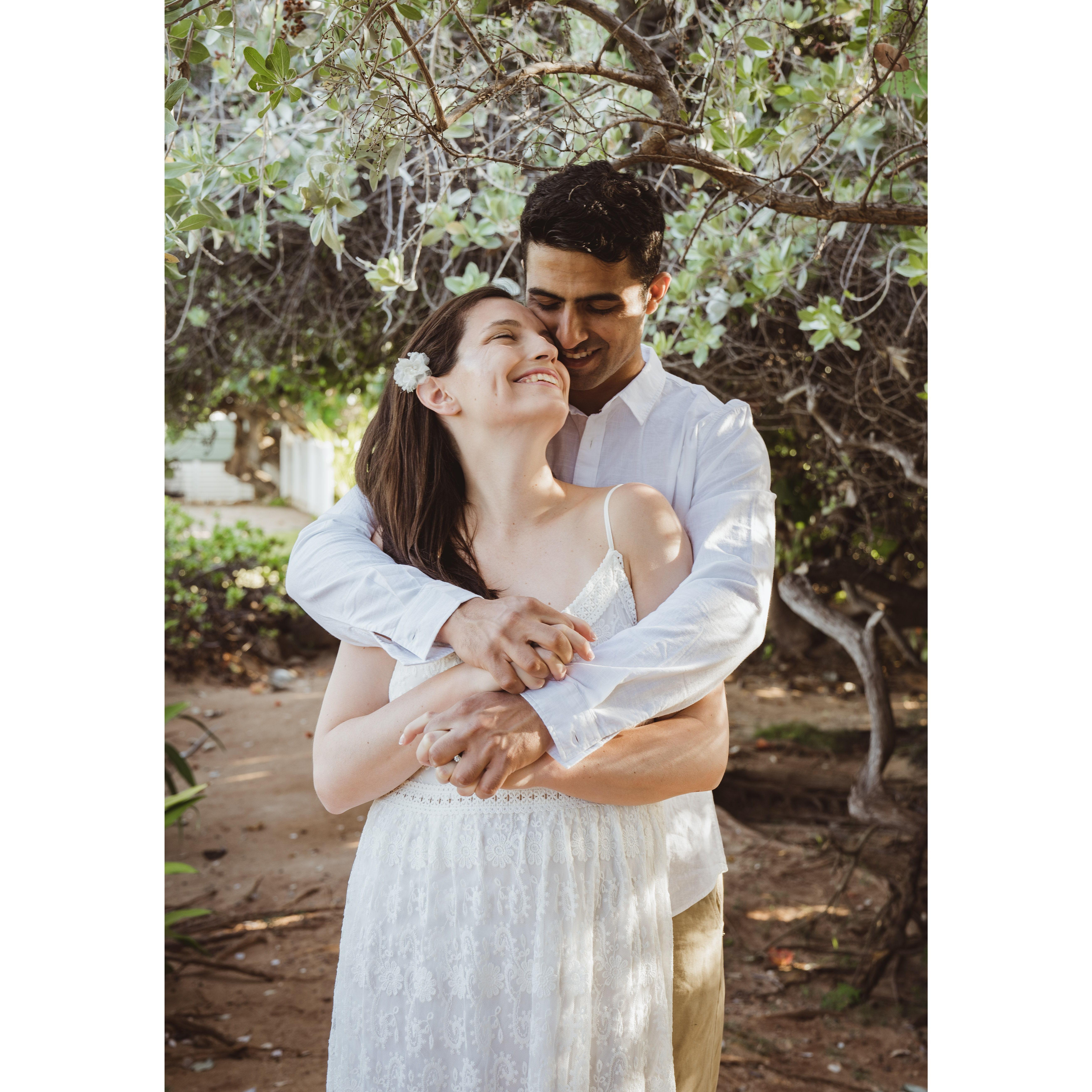 We also had lots of fun doing a Hawaii engagement photo shoot in between wedding activities!