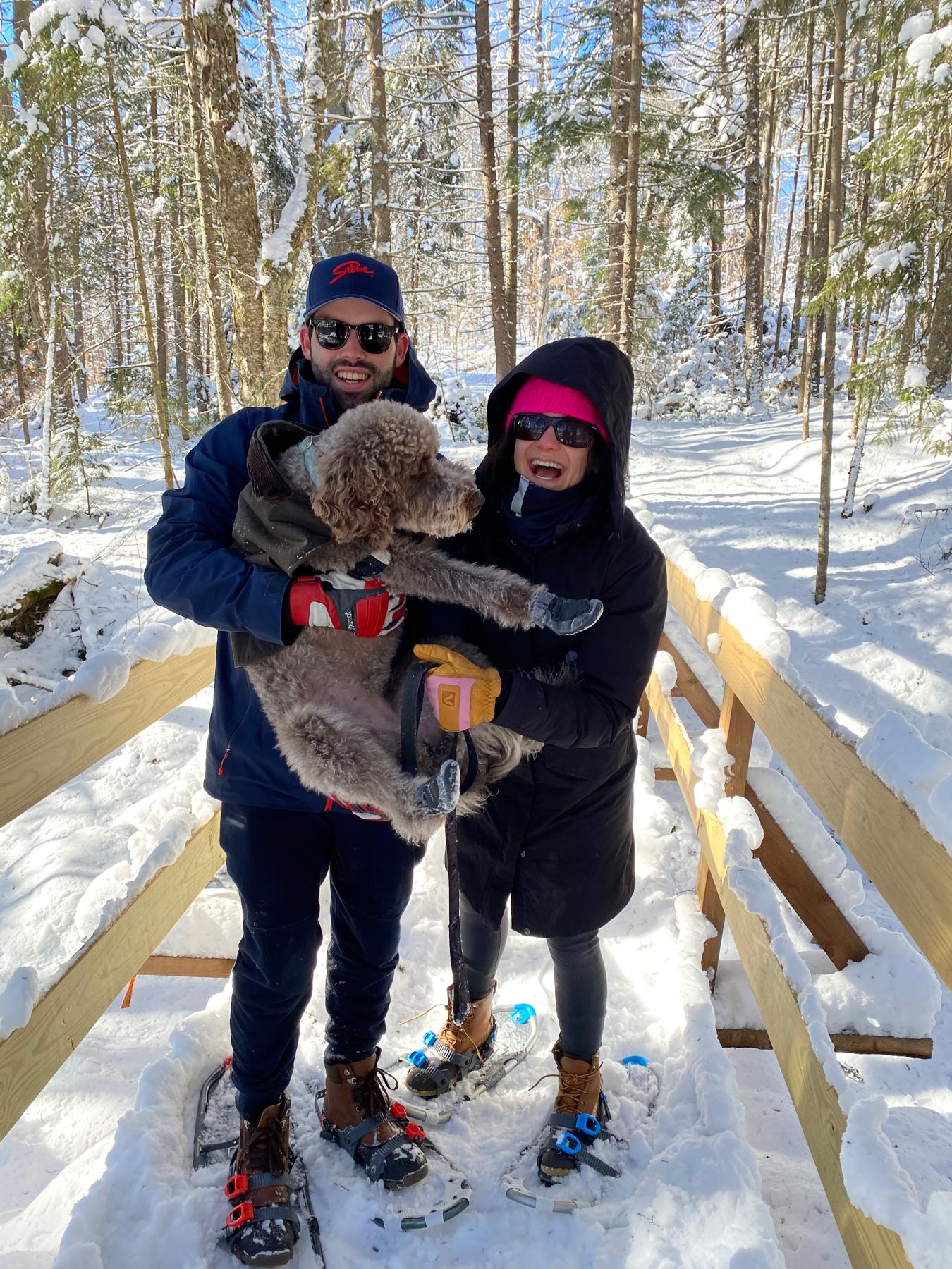 Snowshoeing in Vermont