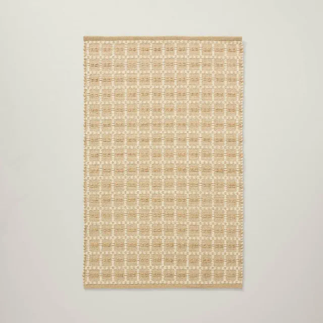 3'x5' Box Grid Rectangular Handmade Woven Accent Rug - Hearth & Hand™ with Magnolia